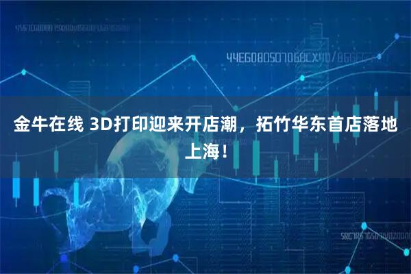 金牛在线 3D打印迎来开店潮，拓竹华东首店落地上海！
