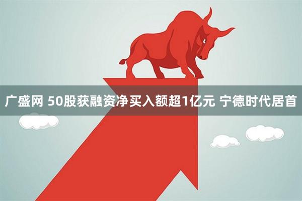 广盛网 50股获融资净买入额超1亿元 宁德时代居首