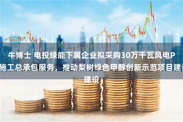 牛博士 电投绿能下属企业拟采购30万千瓦风电PC施工总承包服务，推动梨树绿色甲醇创新示范项目建设
