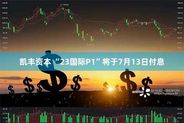 凯丰资本 “23国际P1”将于7月13日付息